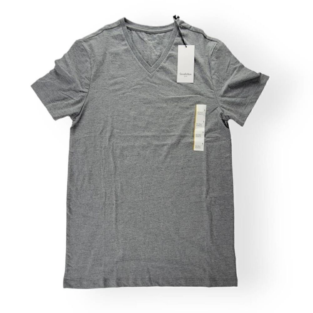 Goodfellow Men's Gray V-Neck  Bundle of Two T-Shirt Small